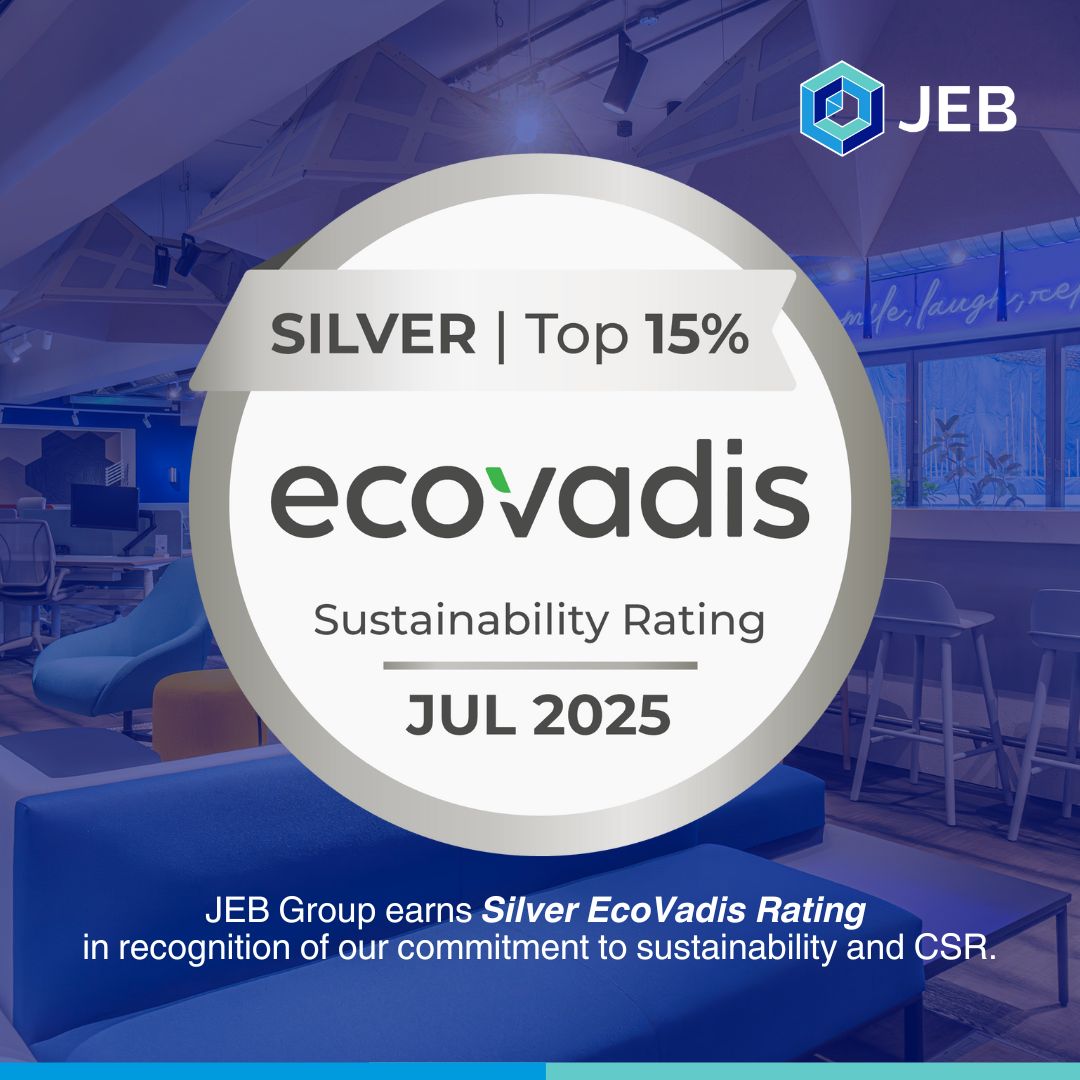 JEB Group Achieves Silver Rating in EcoVadis Sustainability Assessment, Ranking Among Top 15% Globally